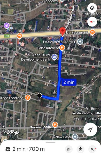 East Faced Land available for sale at Mangalapur Tilottama