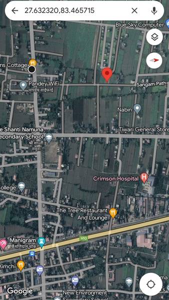 10 Dhur east faced land is for sale at manigram sangam path