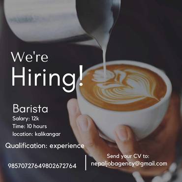 Barista Need At Kalikanagar